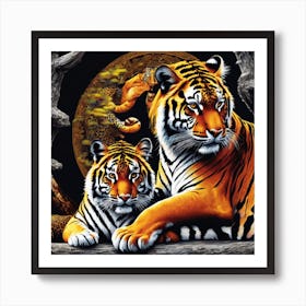 Tigers Art Print