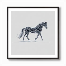 Abstract Horse Art Print