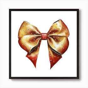 Bow With Rhinestones Art Print