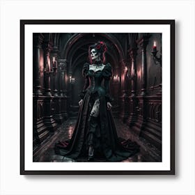 Gothic Mistress Art Print