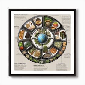 World'S Plate Art Print