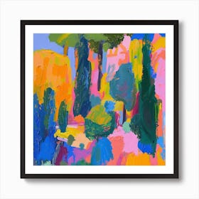 Colourful Gardens Hidcote Manor Garden United Kingdom 3 Art Print