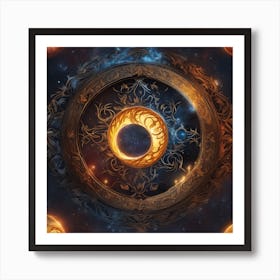 Circle Of Stars Art Print