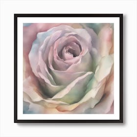 Pastel Rose 1 Art Print