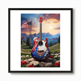 Red, White, and Blues 19 Art Print