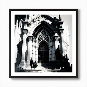 Gothic Cathedral 1 Art Print
