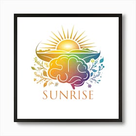 Sunrise Logo Art Print