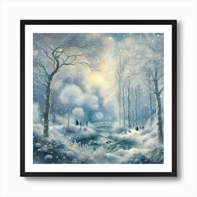 Winter Landscape 7 Art Print