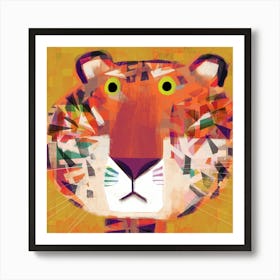 Miffed Tiger Art Print