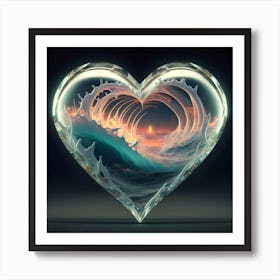 Heart Of The Ocean Art Print