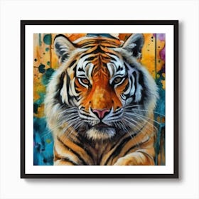 Tiger Painting Art Print