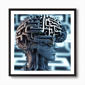 Human Brain 14 Art Print