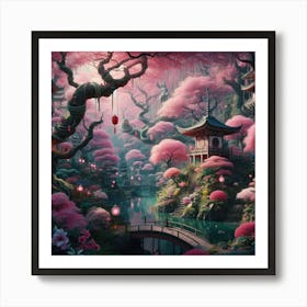 Sakura Blossoms 1 Art Print