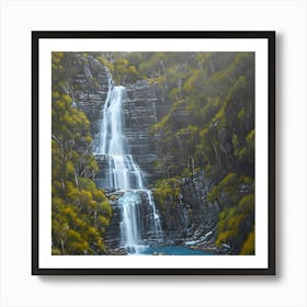 Tall Waterfall Art Print