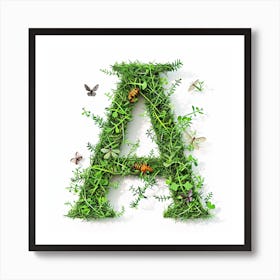 Letter A 8 Art Print