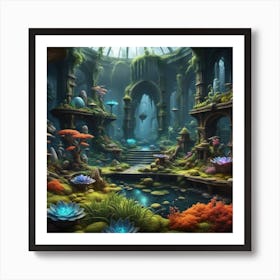 Fantasy Garden Art Print