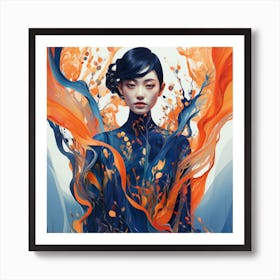 Chinese Girl 3 Art Print