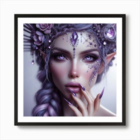 Elven Beauty 5 Art Print