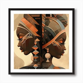 African Women 4 Art Print