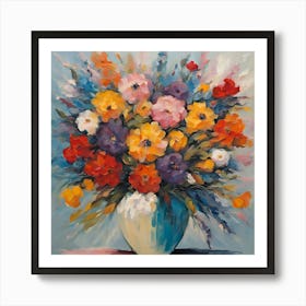 Flowers In A Vase 1 Art Print