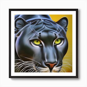 Beautiful Panther Feline Art Print