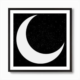 Crescent Moon Art Print