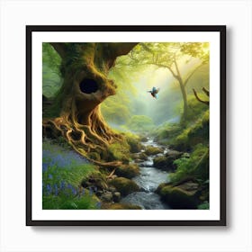 Tree In The Forest 7 Art Print