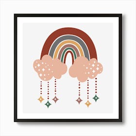 Boho Rainbow Art Print