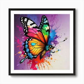 Colorful Butterfly 68 Art Print