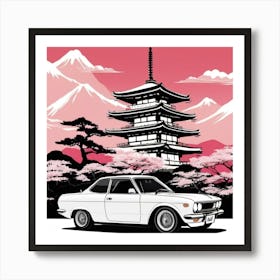 Japanese Car Art Print