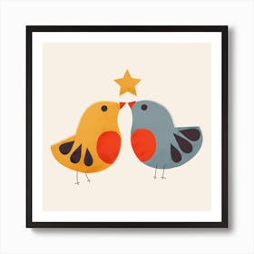 Two Little Birds Art Print