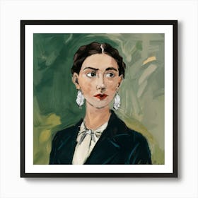 Contemporary Artwork Inspired By Amadeo Modigliani (7) Art Print