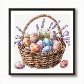 Easter Basket Affiche