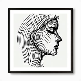 Portrait Of A Woman 21 Art Print