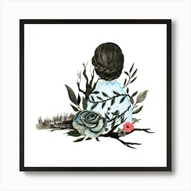 Gothic art illustration Art Print