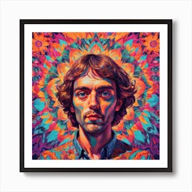 A Vibrant And Trippy Psychedelic Style Art Print
