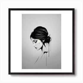 Portrait Of A Woman Art Print