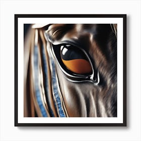 Eye Of The Horse 3 Art Print