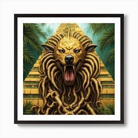 Lion Of Aztec Póster