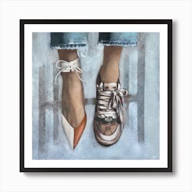 Gucci Shoes Art Print