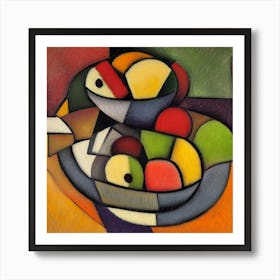 Fruit In A Bowl Art Print