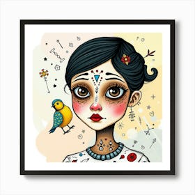 Day Of The Dead Girl Art Print