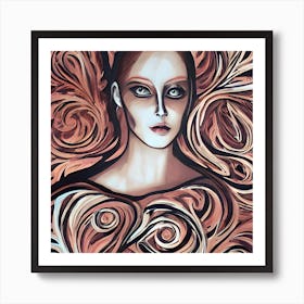 Swirling Art Print