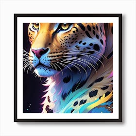 Leopard Art Art Print