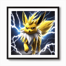 Pokemon Eevee 7 Art Print