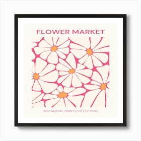 Flower Market Botanical Collection Art Print