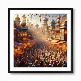 Palace In The Sky Art Print