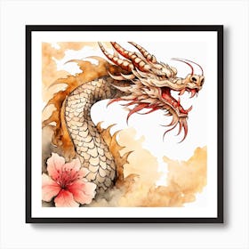 Dragon Painting (19) Art Print