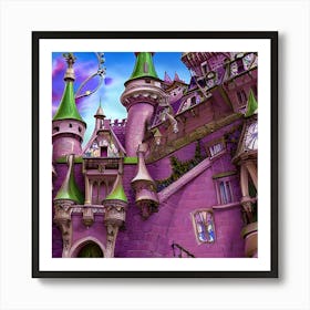 Disney Castle 2 Art Print