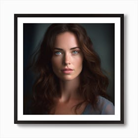 Portrait Of A Woman 6 Art Print